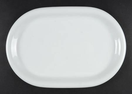 Hobby White 11" Oval Serving Platter