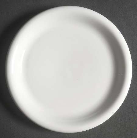 Hobby White Bread & Butter Plate by Arzberg