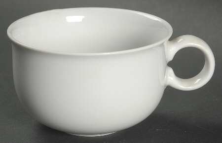 Hobby White Flat Cup
