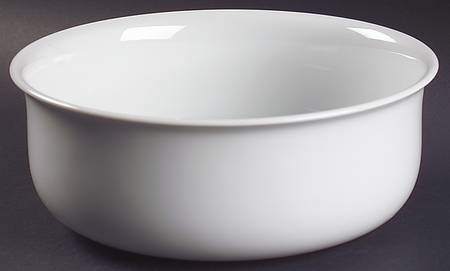 Hobby White 8" Round Vegetable Bowl