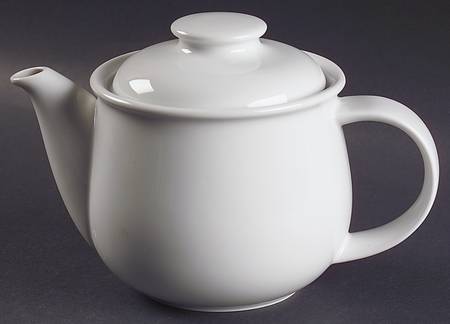 Hobby White Mini Teapot & Lid