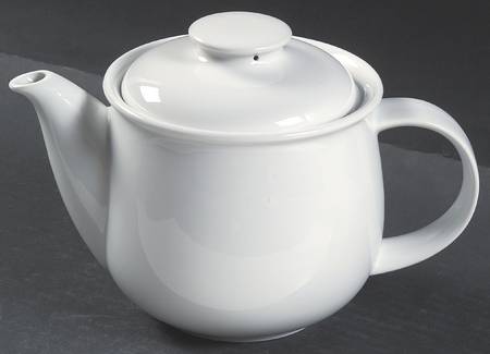Hobby White Teapot & Lid