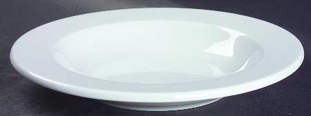 Linea Negra Large Rim Soup Bowl