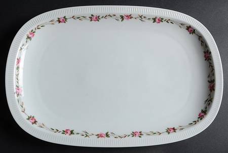 Moss Rose 13" Oval Serving Platter