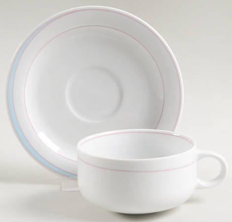 Orion Flat Cup & Saucer Set