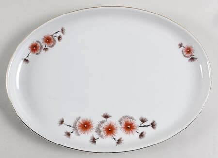 Pinecones 12" Oval Serving Platter
