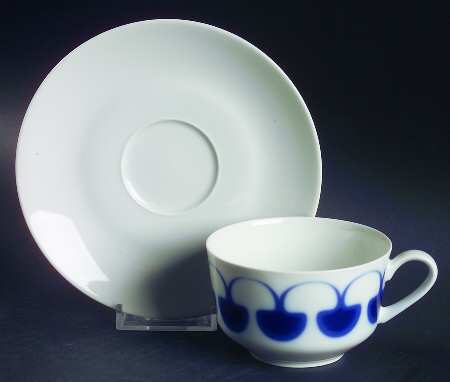 Stockholm Flat Cup & Saucer Set