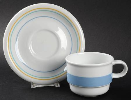 Variant Flat Cup & Saucer Set