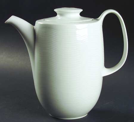 White Sky Coffee Pot & Lid