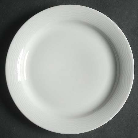 White Sky Bread & Butter Plate