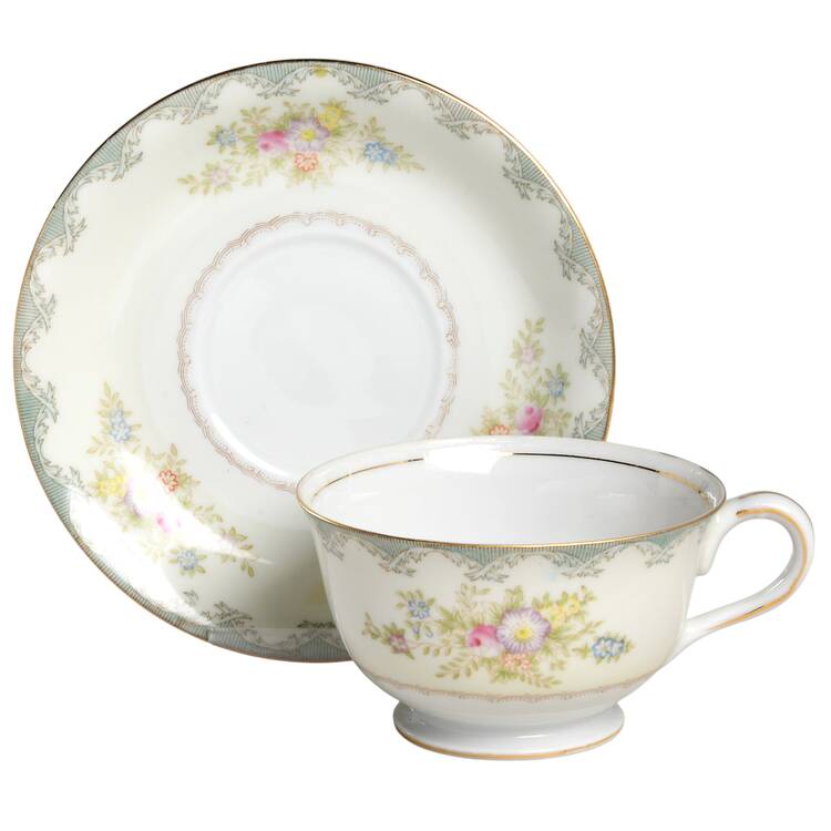 ASA1 Footed Cup & Saucer Set