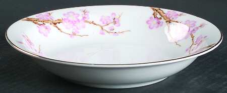 Cherry Rim Soup Bowl