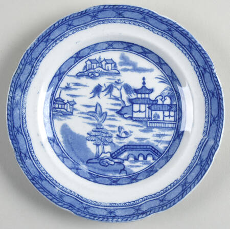 Real Old Canton Bread & Butter Plate