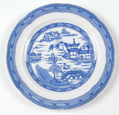 Real Old Canton Salad Plate