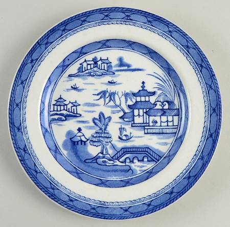 Real Old Canton Salad Plate