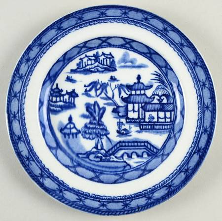 Real Old Canton Dessert/Pie Plate
