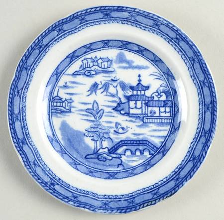 Real Old Canton Bread & Butter Plate