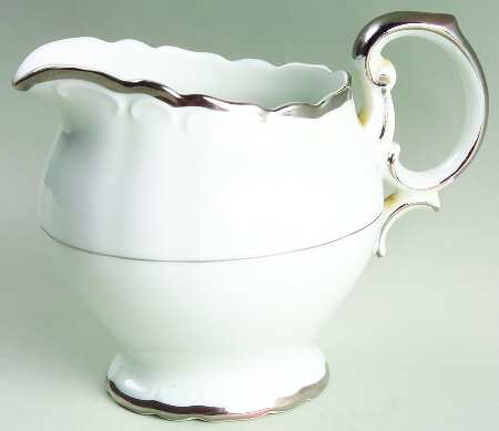 Empress White Creamer