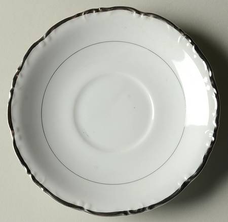 Empress White Saucer for Footed Cup