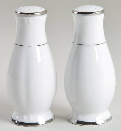 Empress White Salt & Pepper Set