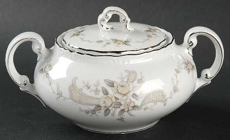 Queen Anne Sugar Bowl & Lid