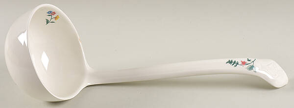 Chinese Silk Tureen Ladle