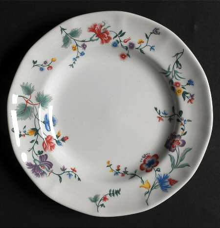 Chinese Silk Salad Plate