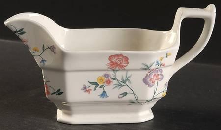 Chinese Silk Gravy Boat