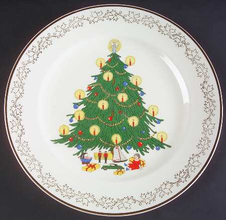 Merry Christmas Dinner Plate
