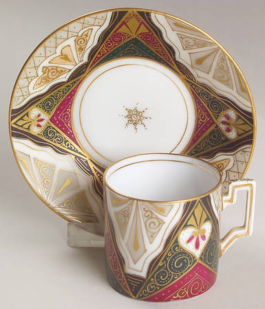 Alhambra Flat Demitasse Cup & Saucer Set
