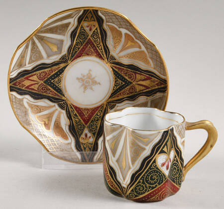 Alhambra Flat Demitasse Cup & Saucer Set
