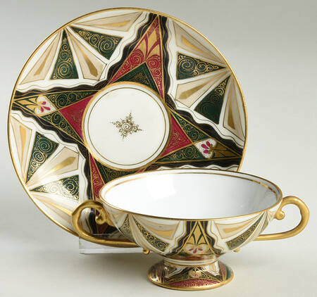 Alhambra Footed Bouillon Cup & Saucer