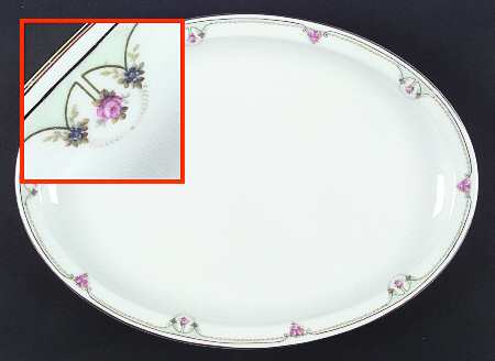 Claremont 15" Oval Serving Platter
