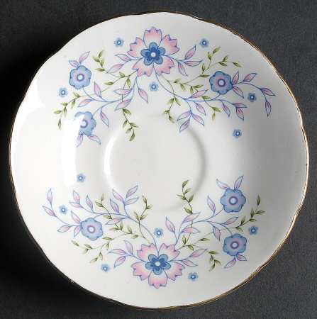 Blue Blossoms Saucer