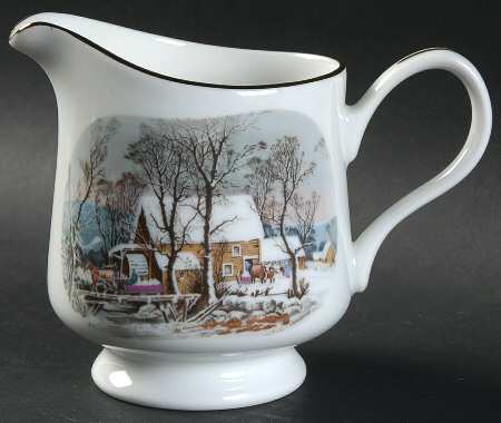 Currier & Ives (Smooth) Creamer