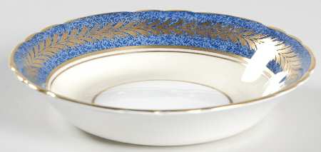 1846 (Powder Blue Band Fruit/Dessert (Sauce) Bowl