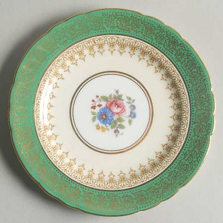 7300 Green Bread & Butter Plate