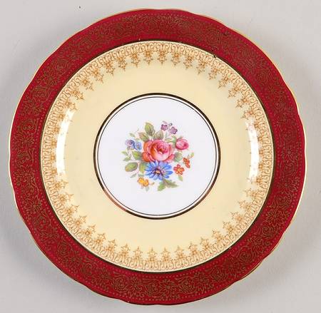 7300R Red Bread & Butter Plate