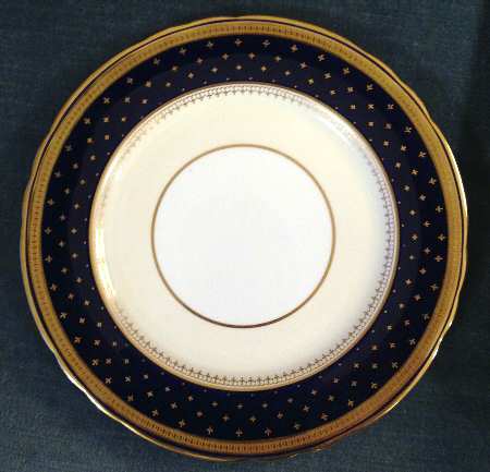 7494R (Cobalt &amp; Gold) by John  Aynsley &amp; Sons