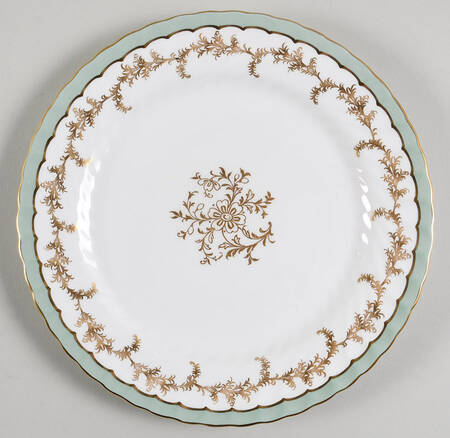8155 Green Salad Plate by John  Aynsley & Sons