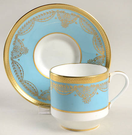 Agincourt Flat Cup & Saucer Set