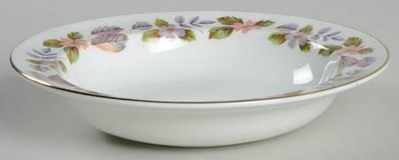 April Rose Rim Cereal Bowl