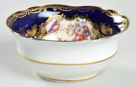 Aristocrat Cobalt Blue Mini Open Sugar Bowl