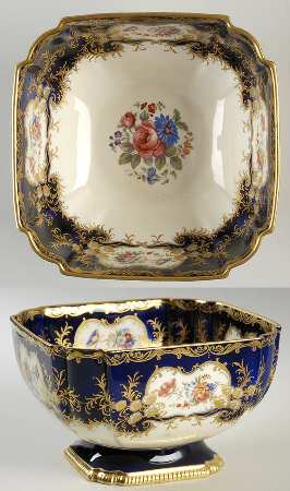 Aristocrat Cobalt Blue 7" Square Serving Bowl