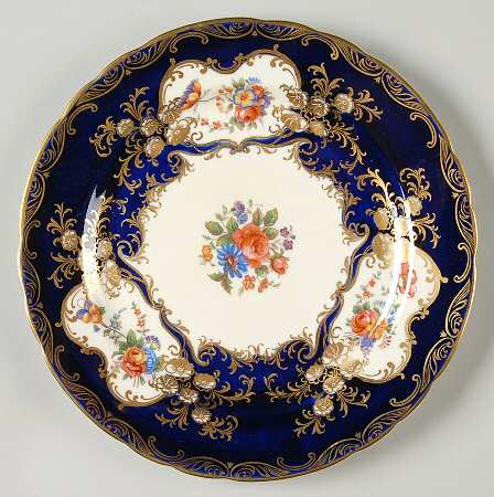 Aristocrat Cobalt Blue Salad Plate
