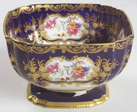 Aristocrat Cobalt Blue Cranberry Bowl