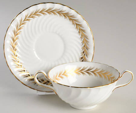 Arundel Flat Cream Soup Bowl & Saucer Set