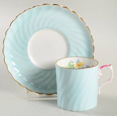 602 Flat Demitasse Cup & Saucer Set