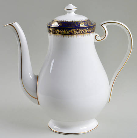 Balmoral Blue Coffee Pot & Lid