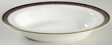 Balmoral Blue 10" Oval Vegetable Bowl